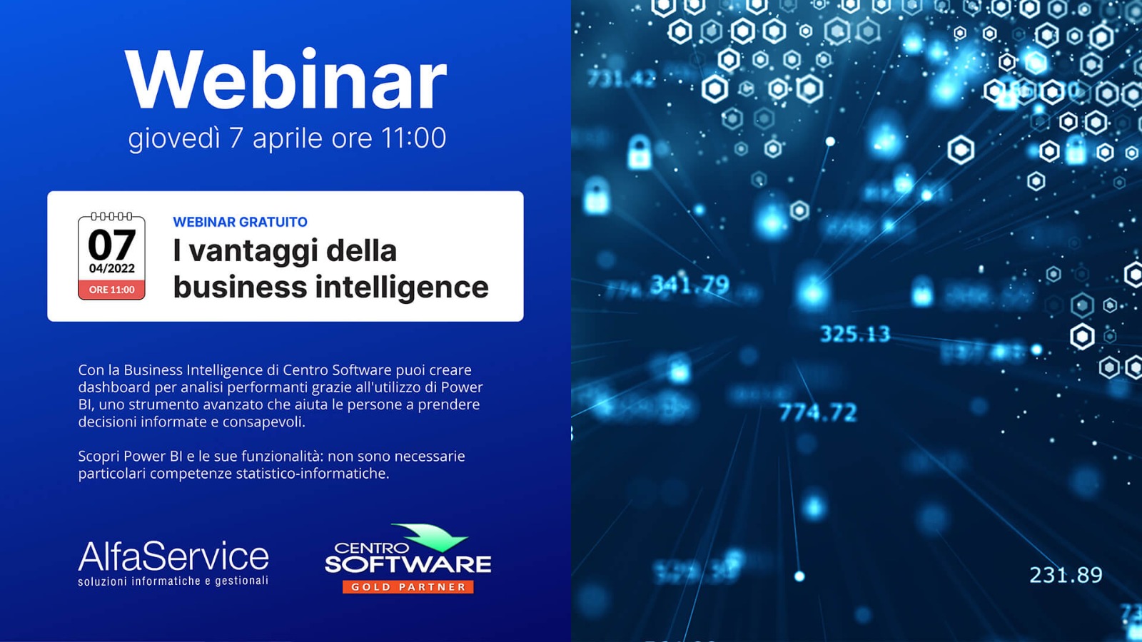 Il modulo Business Intelligence e Data Mining di SAM ERP2 consente di creare dashboard performanti anche a fronte di grande mole di dati