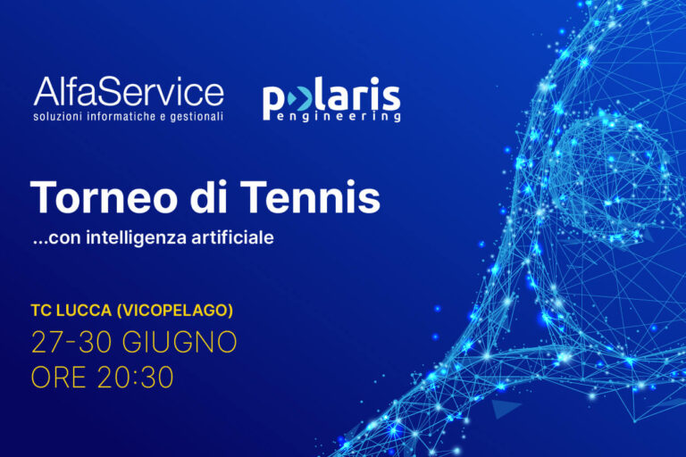 Alfa Service organizza un torneo di tennis con intelligenza artificiale